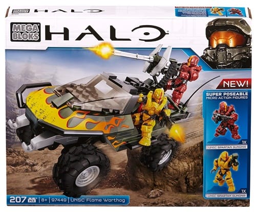 halo mega bloks warthog unsc flame