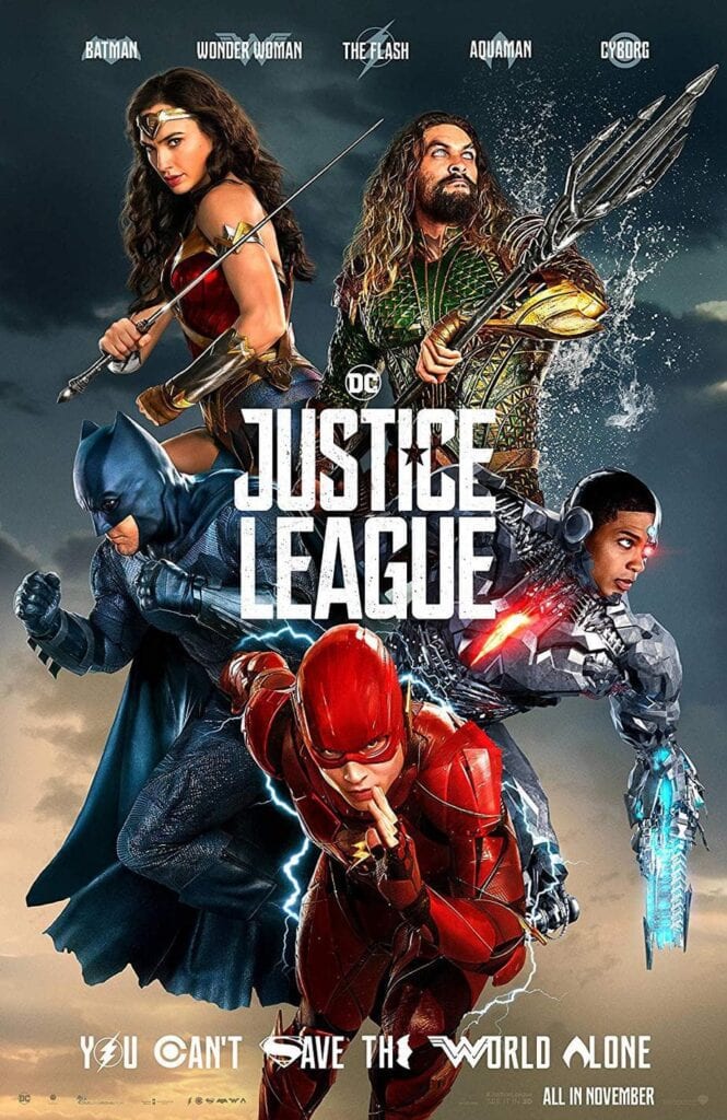 justice league movie poster