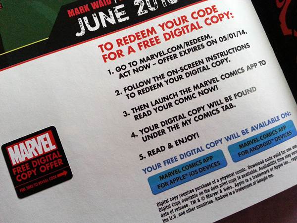 Redeem Your Free Marvel Comic Digital Edition