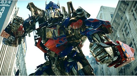 transformers optimus prime fighting stance