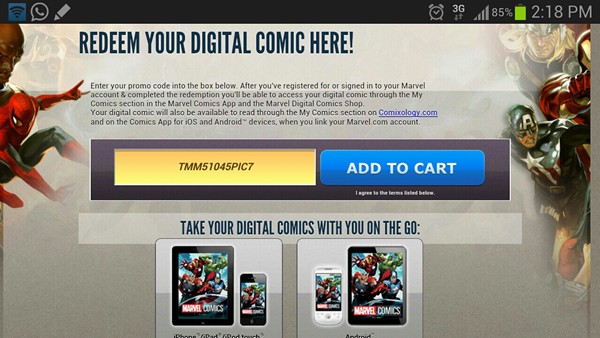 redeem marvel comics