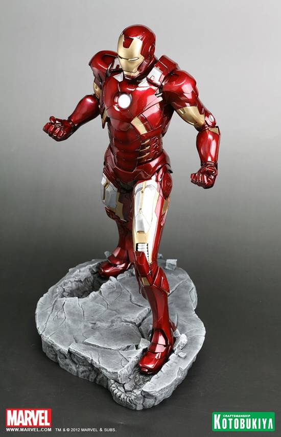 start an action figure collection with kotobukiya's iron man