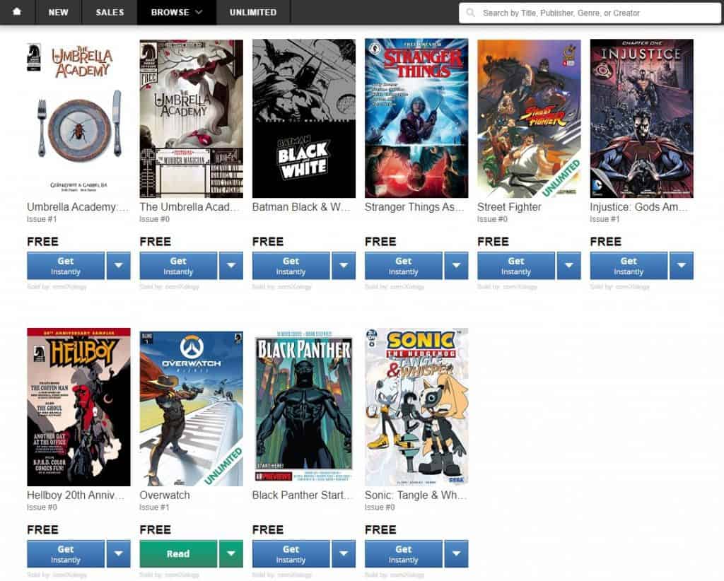 comixology free