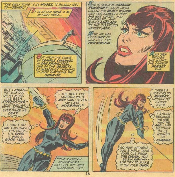 Black Widow in Daredevil 109