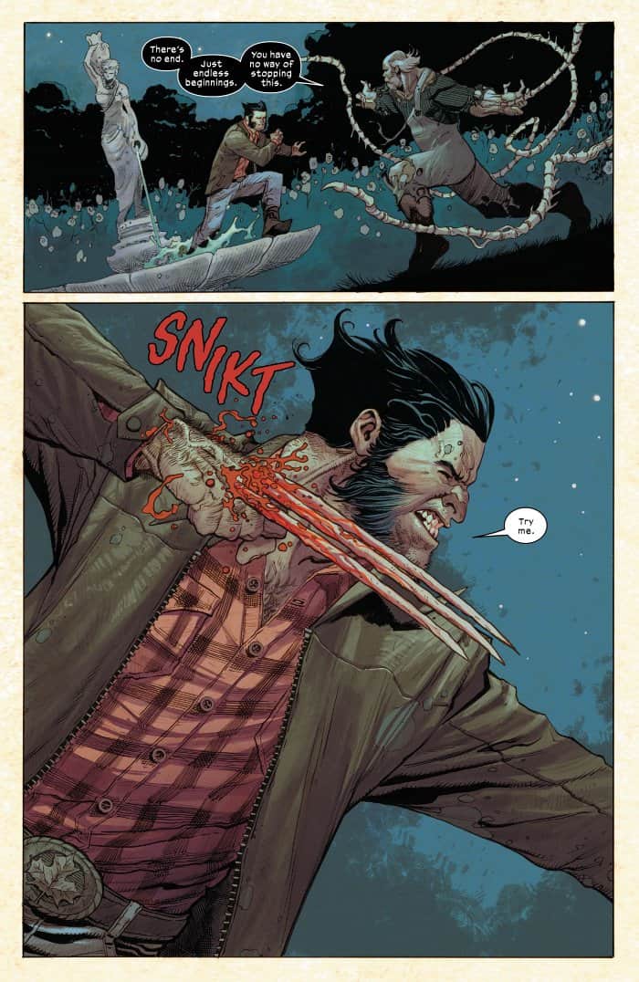 X Lives of Wolverine #1 - The famous SNIKT!