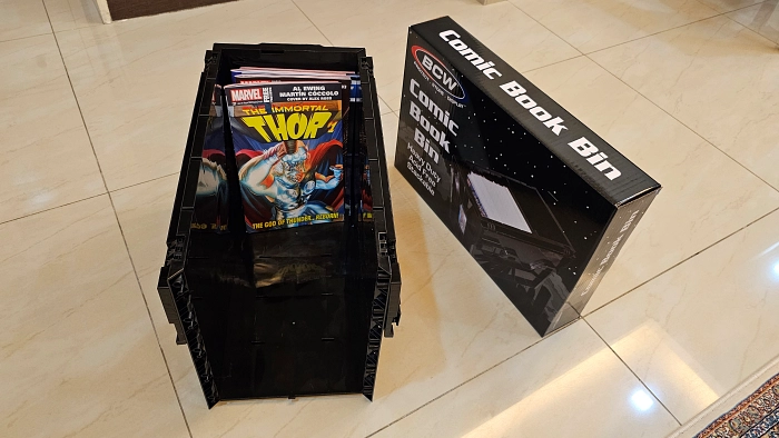 BCW Short Comic Book Bin Setup Part 3